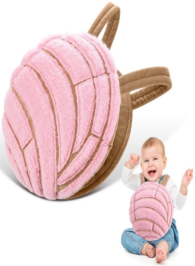 JenPen Halloween Concha Costume for Baby Toddler Infant Pink Pan Dulce Kids Concha Outfit Halloween Mexican Food Costume Cosplay for Infant Baby Toddler 0-36 Months, 11" Diameter - Image 1